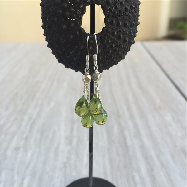 Peridot Earrings E-7