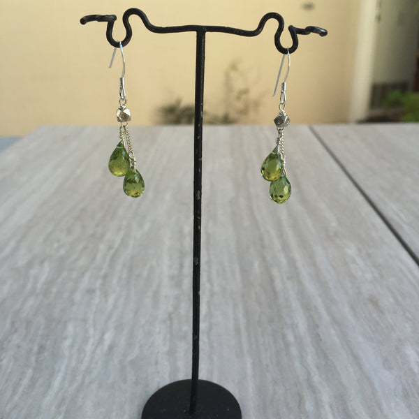 Peridot Earrings E-7