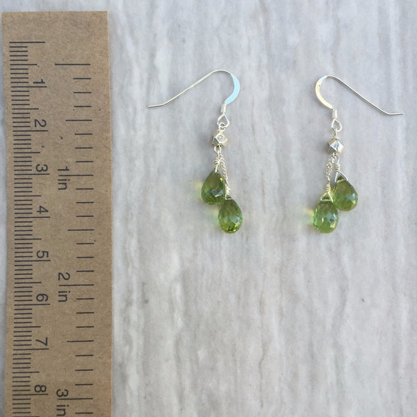 Peridot Earrings E-7