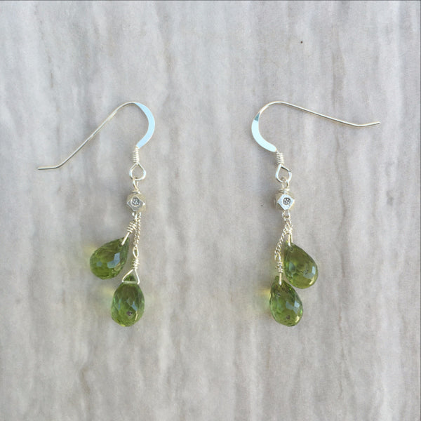Peridot Earrings E-7